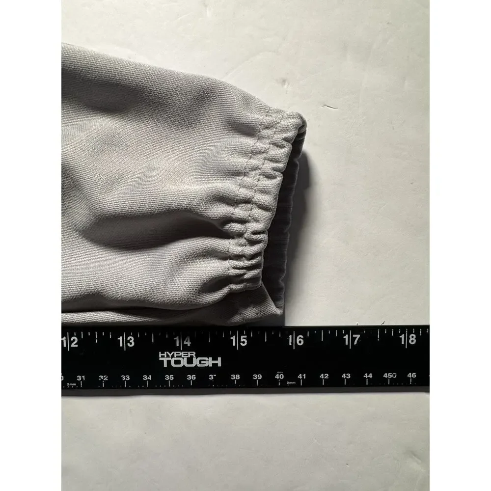 Augusta Sportswear Youth Small Gray Baseball Pants Elastic Cuff Belt Loops